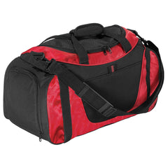 Yellow Rooster Multi-Pocket Two-Tone Compact Duffel Bag