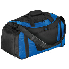 Multi Pockets with Adjustable Strap Small Two-Tone Duffel Compact Bag