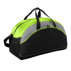 Unisex Medium Contrast Adjustable Shoulder Strap Duffel Bag