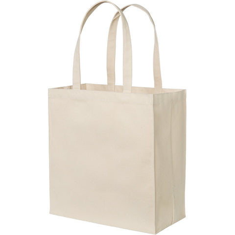 Cotton Canvas Over-the-Shoulder Length Self-Fabric Handles Tote
