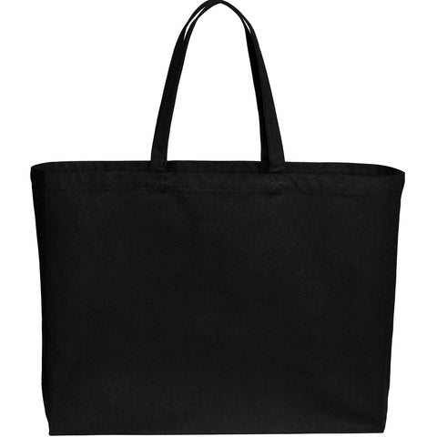 Cotton Canvas Jumbo Tote with Spacious Interior