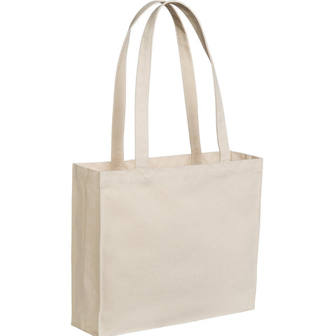 Unisex Cotton Canvas Shopper Tote Bag