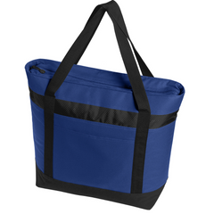 Large Tote Cooler Bag with Zippered Top & Water-Resistant Lining
