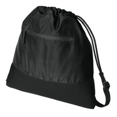 Agility Mesh Drawcord Closure Front Zippered Pocket Cinch