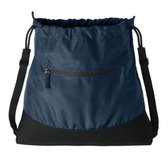 Agility Mesh Drawcord Closure Front Zippered Pocket Cinch