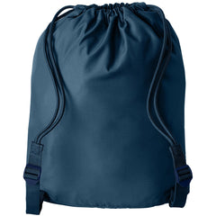 Diamond Front Zippered Pocket Cinch Bag