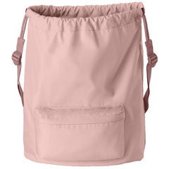 Diamond Front Zippered Pocket Cinch Bag