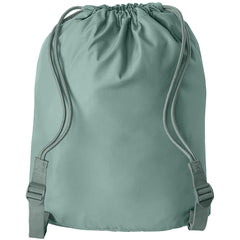 Diamond Front Zippered Pocket Cinch Bag