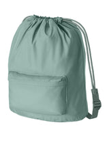 Yellow Rooster Diamond Pocket Cinch Bag with Front Zipper
