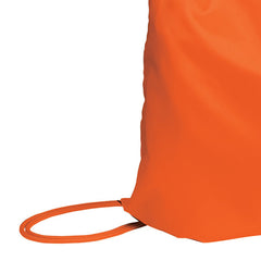 Cinch Pack Drawstring Backpack- Bright Orange