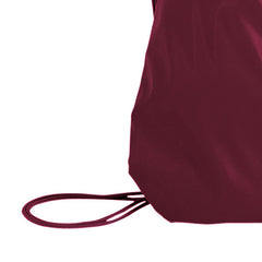 Cinch Pack Drawstring Backpack- Maroon