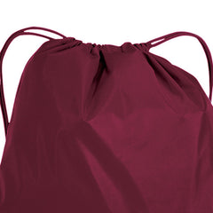 Cinch Pack Drawstring Backpack- Maroon