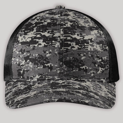 Men's Digi Camo Snapback Trucker Cap