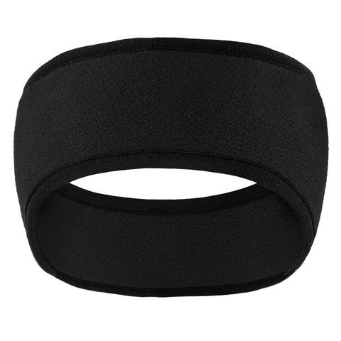 Two-Color Soft and Stretchy Ear Warmer Fleece Headband