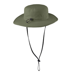 Outdoor Wide-Brim Hat-Olive Leaf