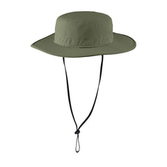 Outdoor Wide-Brim Hat-Olive Leaf