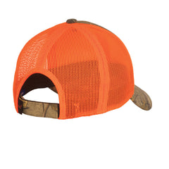 Men's Structured Camouflage Hook & Loop Closure Mesh Back Cap