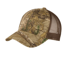 Men's Structured Camouflage Hook & Loop Closure Mesh Back Cap