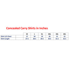 Mafoose Men's Undercover Concealed Carry CCW Tactical Holster Compression Shirt Medium to 4XL