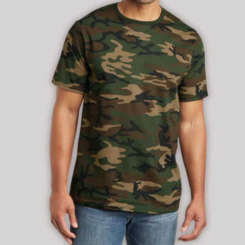 Men's Perfect Weight Camo Crew Tee