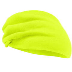 Black Dip Dye Slouch Beanie – Soft Knit Winter Hat for Men & Women