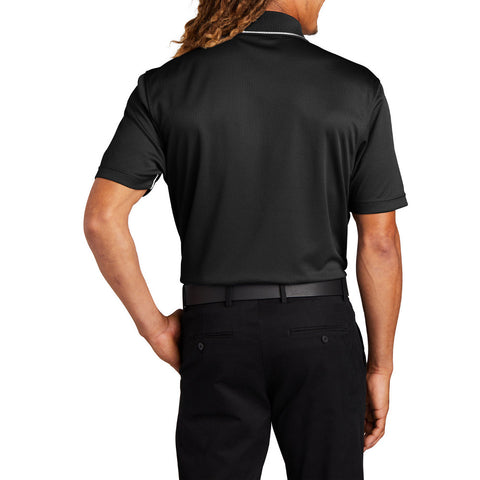 Men's Dri-Mesh Breathable & Stylish, Moisture-Wicking Polo with Tipped Collar & Piping