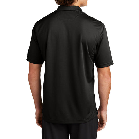 Mens Moisture-Wicking, Breathable Double-Knit Mesh with 3-Button Placket & Side Vents Dri-Mesh Polo