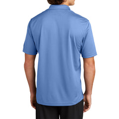 Mens Moisture-Wicking, Breathable Double-Knit Mesh with 3-Button Placket & Side Vents Dri-Mesh Polo