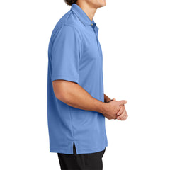 Mens Moisture-Wicking, Breathable Double-Knit Mesh with 3-Button Placket & Side Vents Dri-Mesh Polo