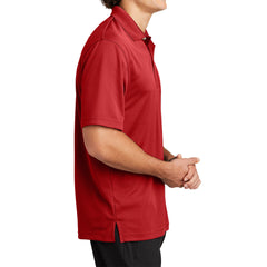 Mens Moisture-Wicking, Breathable Double-Knit Mesh with 3-Button Placket & Side Vents Dri-Mesh Polo