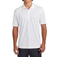 Mens Moisture-Wicking, Breathable Double-Knit Mesh with 3-Button Placket & Side Vents Dri-Mesh Polo