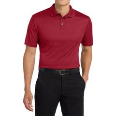 Mafoose Men's Performance Fine Jacquard Polo Rich Rede-Front
