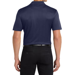 Mafoose Men's Performance Fine Jacquard Polo True Navy-Back
