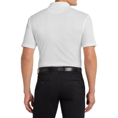 Mafoose Men's Performance Fine Jacquard Polo White-Back