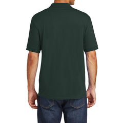 Mafoose Men's Core Blend Jersey Knit Pocket Polo Shirt Dark Green