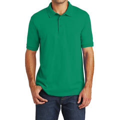 Mafoose Men's Core Blend Jersey Knit Pocket Polo Shirt Kelly