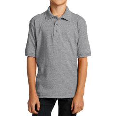 Youth Core Blend Easy Care, Stain-Release Finish Jersey Knit Polo