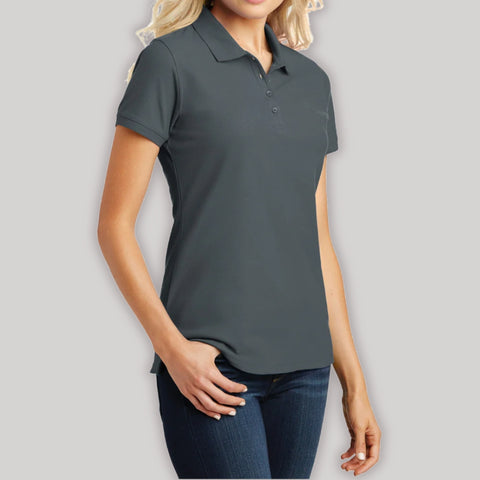 Women's Short Sleeves Core Classic Pique Polo T-Shirt Everyday Wear