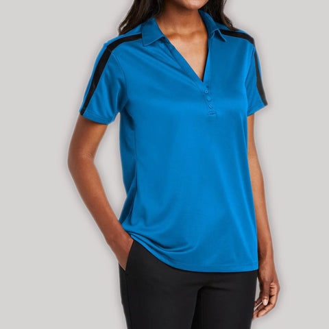 Women's Silk Touch Performance Colorblock Stripe Polo