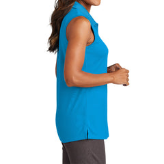 Women's Dry Zone Moisture-Wicking UV Micro-Mesh Sleeveless Polo