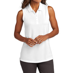 Women's Dry Zone Moisture-Wicking UV Micro-Mesh Sleeveless Polo