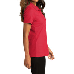 Womens Short Sleeve Easy Care SuperPro React Polo Shirt-Rich Red