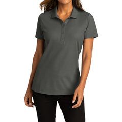 Womens Short Sleeve Easy Care SuperPro React Polo Shirt-Storm Grey