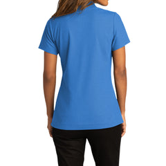 Womens Short Sleeve Easy Care SuperPro React Polo Shirt-Strong Blue