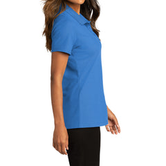 Womens Short Sleeve Easy Care SuperPro React Polo Shirt-Strong Blue