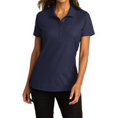 Womens Short Sleeve Easy Care SuperPro React Polo Shirt-True Navy