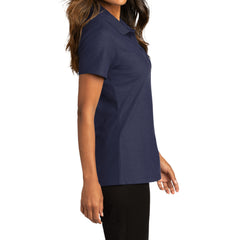 Womens Short Sleeve Easy Care SuperPro React Polo Shirt-True Navy