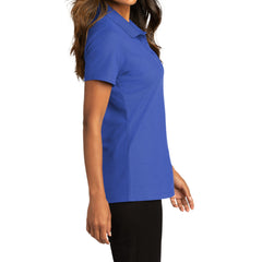 Womens Short Sleeve Easy Care SuperPro React Polo Shirt-True Royal