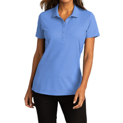 Womens Short Sleeve Easy Care SuperPro React Polo Shirt-Ultramarine Blue