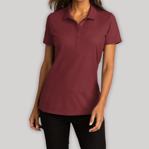 Womens Short Sleeve Easy Care SuperPro React Polo Shirt